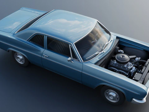 Chevrolet Bel Air 1966 3D Print Model