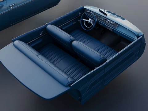 Chevrolet Bel Air 1966 3D Print Model