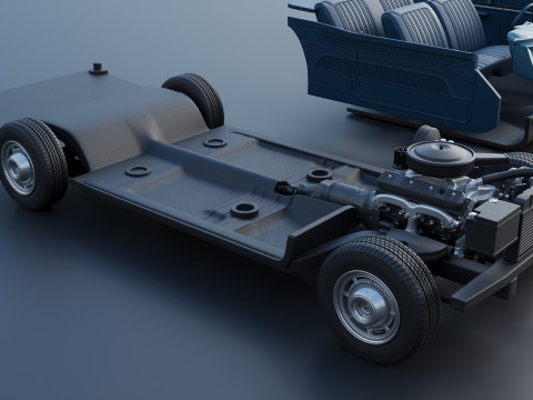 Chevrolet Bel Air 1966 3D Принт Модель