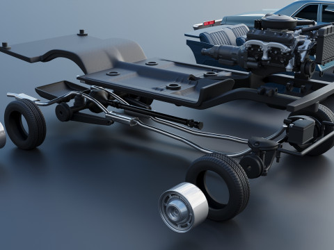 Chevrolet Bel Air 1966 3D Принт Модель
