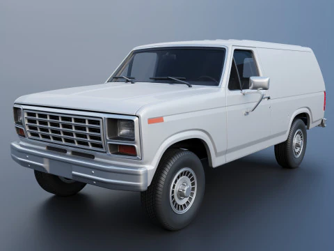 Панельный грузовик Б-150 1980 г. 3D Принт Модель