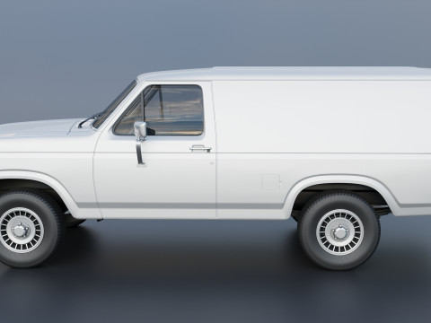 B-150 Panel Truck 1980 3D Print Model