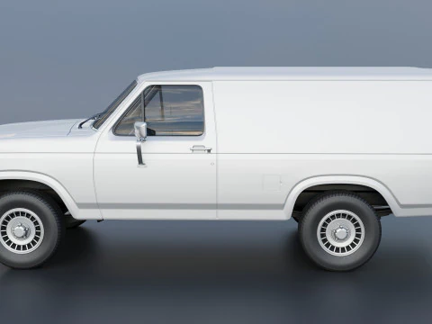 B-150 Panel Truck 1980 3D Print Model