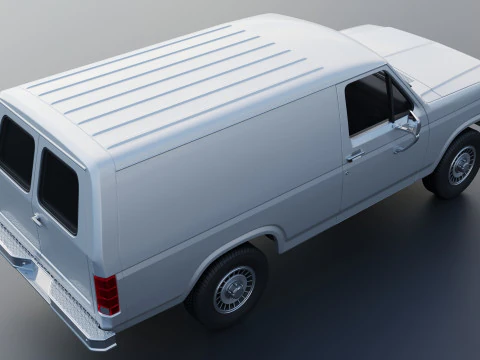 B-150 Panel Truck 1980 3D Print Model