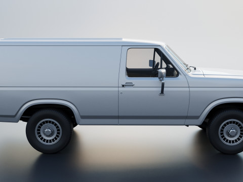 B-150 Panel Truck 1980 3D Print Model