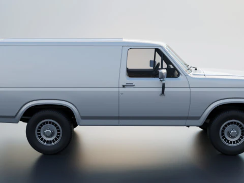 B-150 Panel Truck 1980 3D Print Model