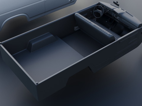 B-150 Panel Truck 1980 3D Print Model