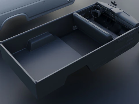 B-150 Panel Truck 1980 3D Print Model