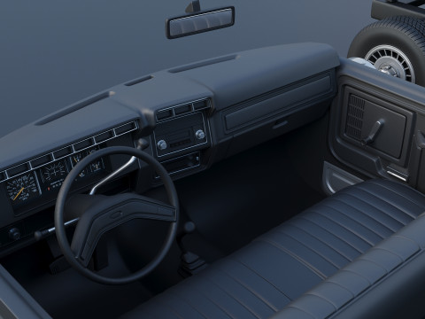 B-150 Panel Truck 1980 3D Print Model