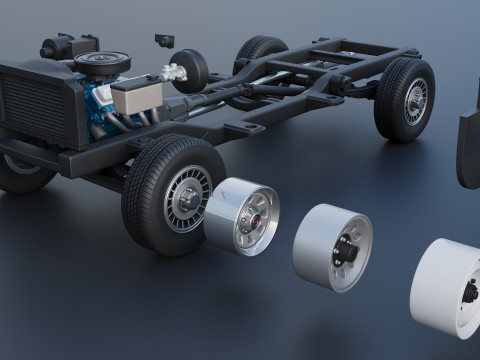 B-150 Panel Truck 1980 3D Print Model