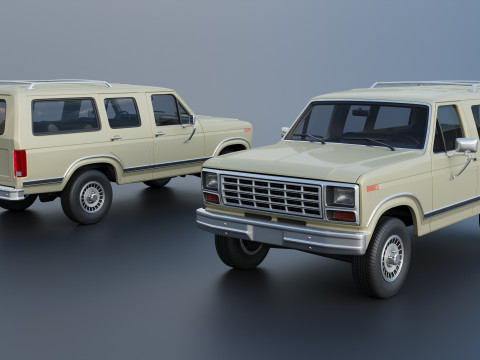 B-150 Carry All 1982 3D Druckmodell