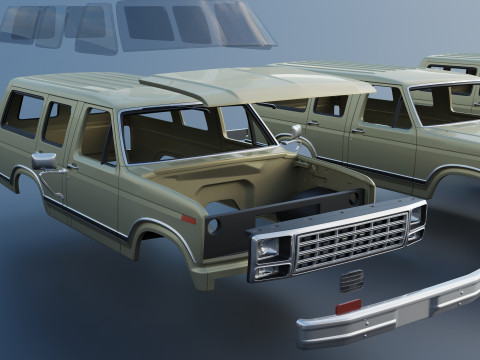 B-150 Carry All 1982 3D Druckmodell