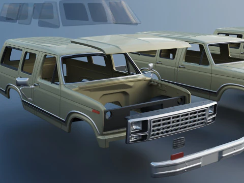 B-150 Carry All 1982 3D Print Model
