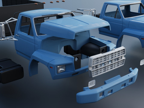 F-600 1980 Model Cetak 3D