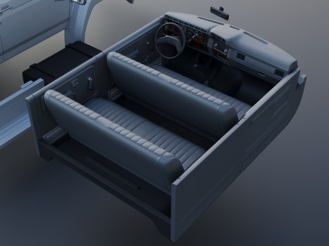 F-700 Service Truck 1982 3D Print Model
