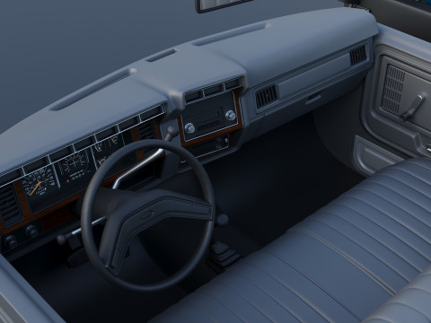 F-700 Service Truck 1982 3D Print Model