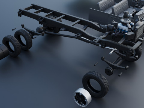 F-700 Service Truck 1982 3D Print Model