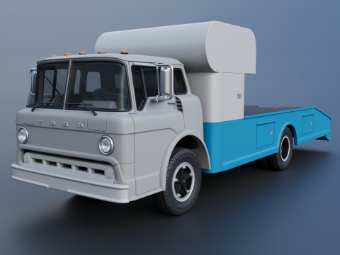 C-700 Rump Truck 1972 Modello di stampa 3D