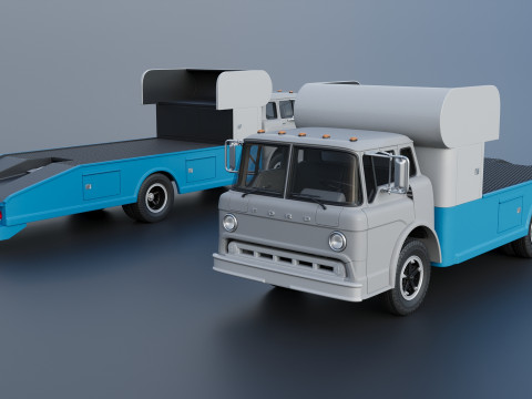 C-700 Rump Truck 1972 3D 打印模型