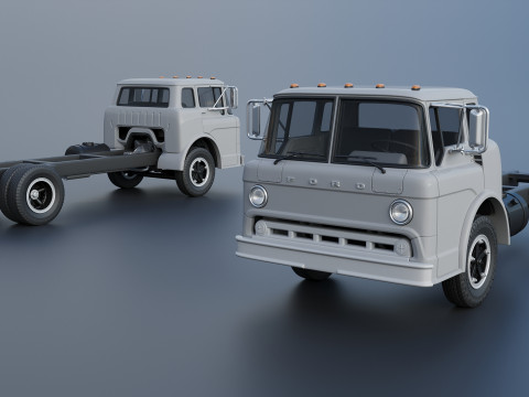 C-700 Rump Truck 1972 3D 打印模型