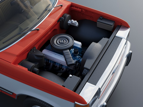 Pickup Truck F-150 Short Bed 1987 3D Print Model