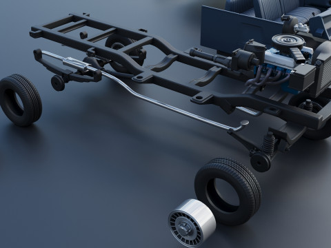 Camioneta F-150 de caja larga 1987 Modelo de impresión 3D