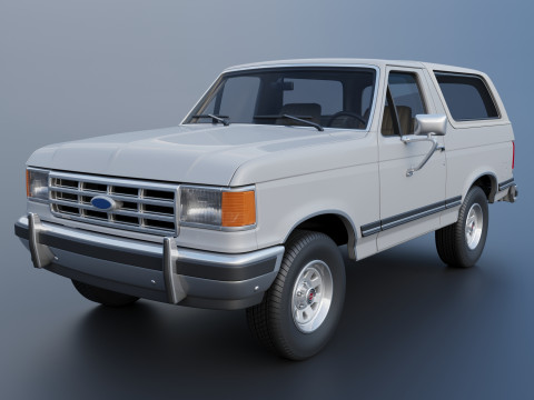 Bronco 1987 3D Druckmodell