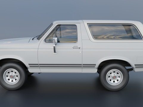Bronco 1987 3D Druckmodell