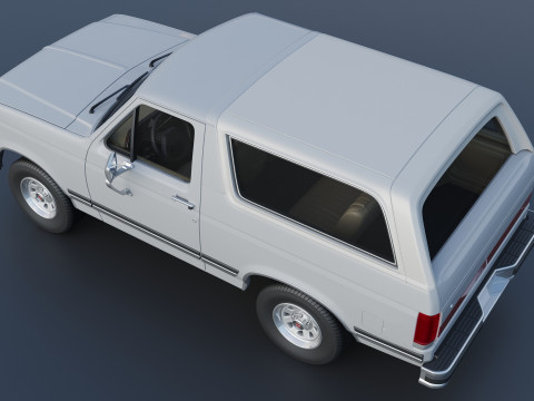 Bronco 1987 3D Druckmodell