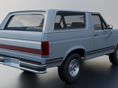 Bronco 1987 3D Druckmodell