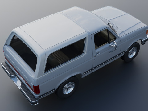 Bronco 1987 3D Druckmodell