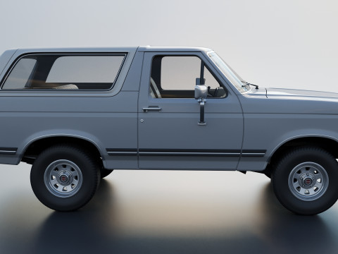 Bronco 1987 3D Druckmodell