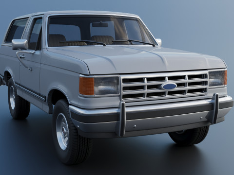 Bronco 1987 3D Druckmodell