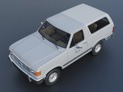 Bronco 1987 3D Druckmodell