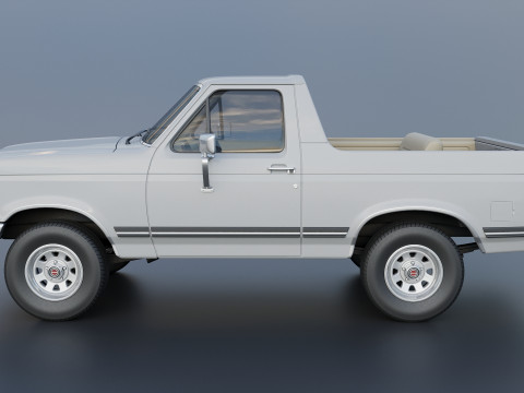 Bronco 1987 3D Druckmodell
