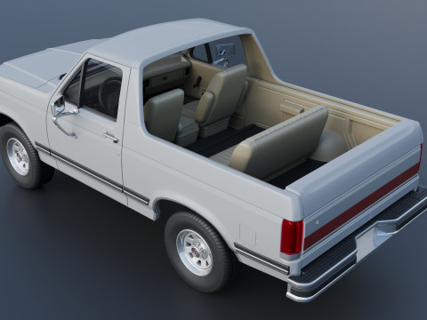 Bronco 1987 3D Druckmodell