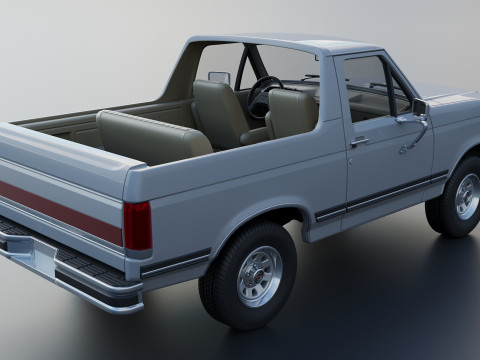 Bronco 1987 3D Druckmodell