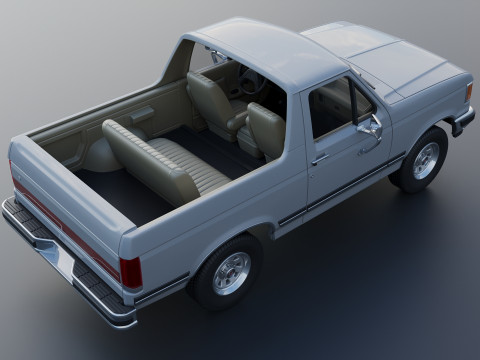 Bronco 1987 3D Druckmodell