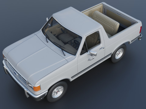 Bronco 1987 3D Druckmodell