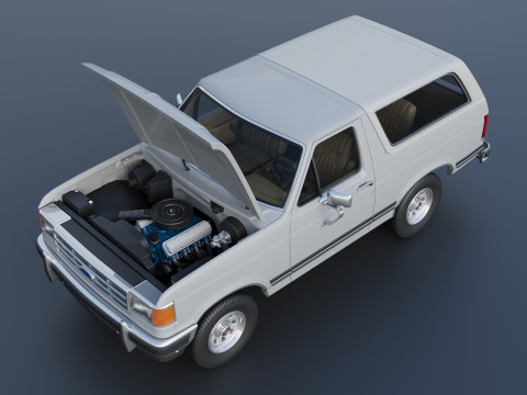 Bronco 1987 3D Druckmodell