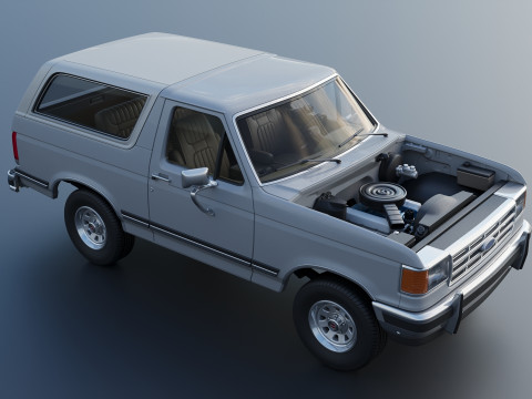 Bronco 1987 3D Druckmodell