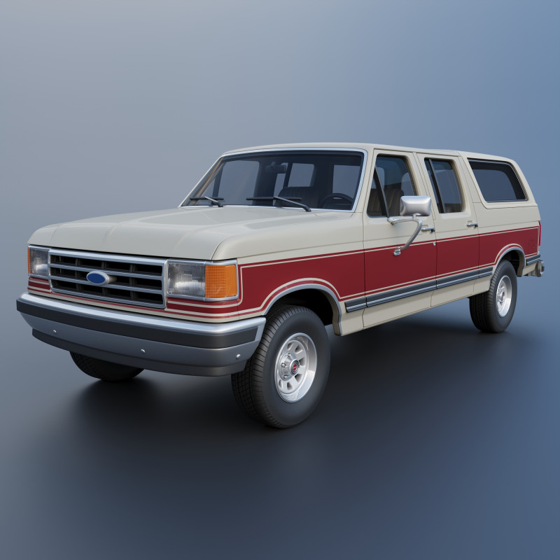 Bronco Centurion Clássico C-150 1987 Modelo de Impressão 3D .c4d .max .obj .3ds .fbx .stl .blend 
