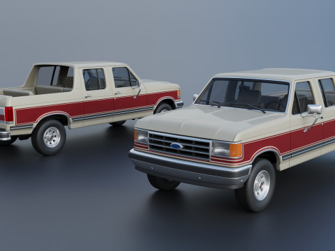 Bronco Centurion Clássico C-150 1987 Modelo de Impressão 3D