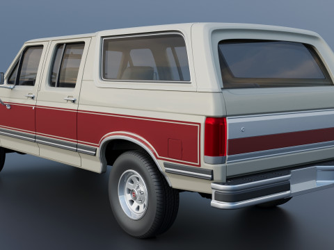Bronco Centurion Clássico C-150 1987 Modelo de Impressão 3D