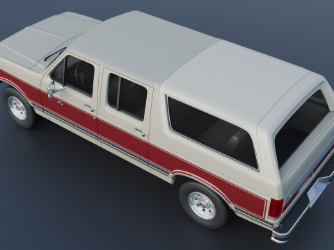 Bronco Centurion Clássico C-150 1987 Modelo de Impressão 3D