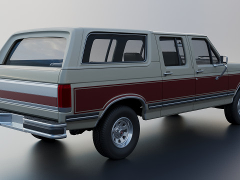 Bronco Centurion Clássico C-150 1987 Modelo de Impressão 3D