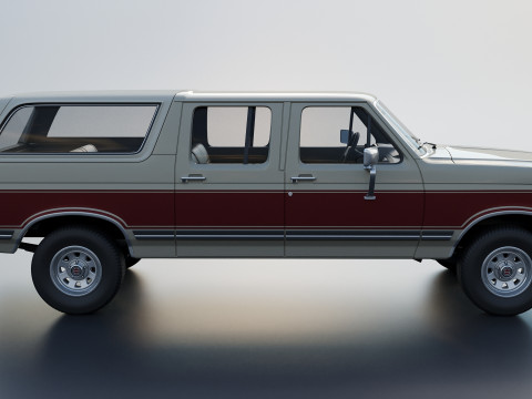 Bronco Centurion Clássico C-150 1987 Modelo de Impressão 3D
