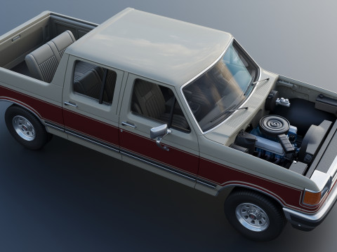 Bronco Centurion Clássico C-150 1987 Modelo de Impressão 3D