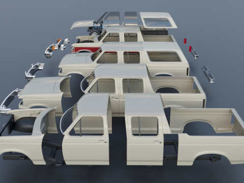 Bronco Centurion Clássico C-150 1987 Modelo de Impressão 3D