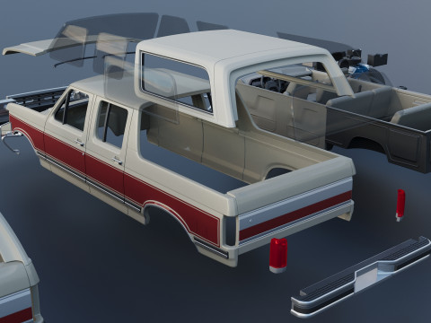 Bronco Centurion Clássico C-150 1987 Modelo de Impressão 3D